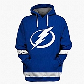 Lightning Blue All Stitched Hooded Sweatshirt,baseball caps,new era cap wholesale,wholesale hats